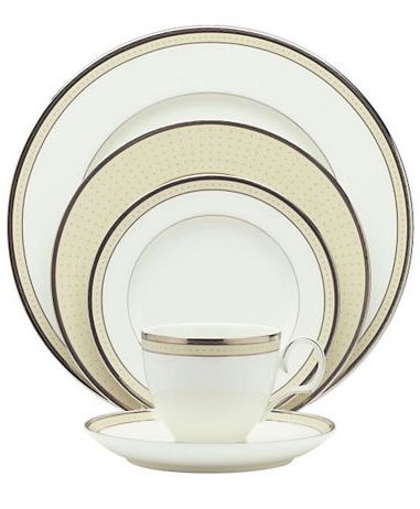  日本诺太克瓷器 NORITAKE Cameroon餐具 5件套 41.24加元，原价 164.99加元