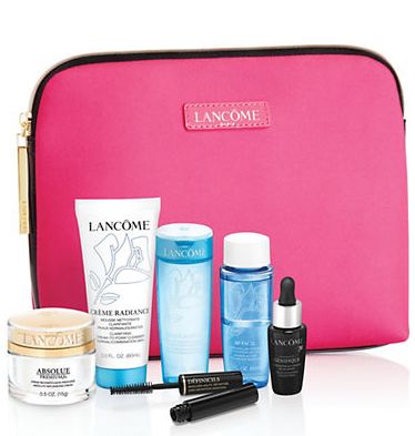  Lancome 兰蔻 购物满39加元，送7件套大礼包！满125加元，再送价值227加元21件套大礼包！满150加元立减10加元！