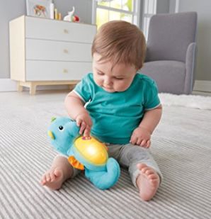  安抚神器！精选2款Fisher-Price 费雪海马夜灯 7.61-7.75加元，原价 19.99加元