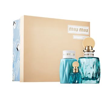  香水菌准备好了吗！MIU MIU L'eau Bleue 新款香水套装 150加元+包邮！