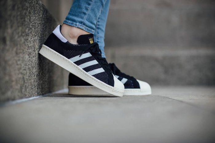  ADIDAS Superstar 80s 女士贝壳头编织休闲鞋 90加元，原价 150加元