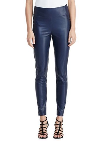  早春必抢品！LAUREN RALPH LAUREN Alatea人造皮裤 102加元，原价 170加元，包邮