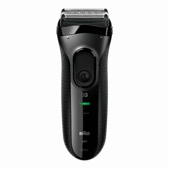  拼手速！历史新低！Braun 德国博朗 新3系 3020 防水电动剃须刀3.9折 35加元包邮！