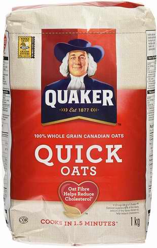  Quaker 桂格 Oats Quick 全天然快熟燕麦片 12公斤超值装 24.83加元限时特卖！