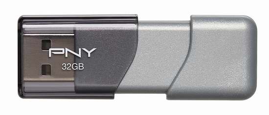  PNY Turbo 32GB USB 3.0 高速闪存盘/U盘 4.95加元清仓！