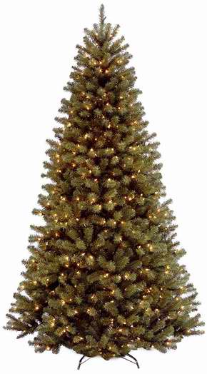  售价大降！历史新低！National Tree 9英尺超高圣诞树+700小灯套装2.1折 78.64加元限时清仓并包邮！