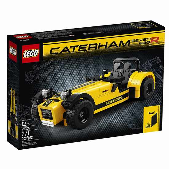  LEGO 乐高 21307 卡特汉姆 620R复古跑车（771pcs）7折 69.9加元包邮！