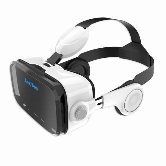  Leelbox 3D VR 头戴式虚拟现实眼镜4折 15.99加元限量特卖！