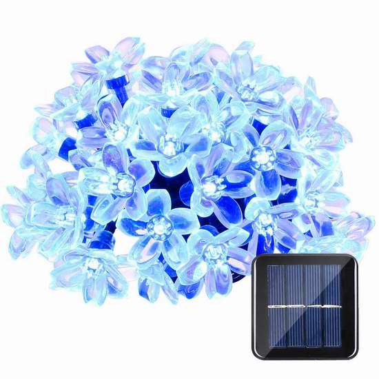  Qedertek 50 LED 防水太阳能 室内/户外 装饰灯 8.99-10.19加元限量特卖！5色可选！