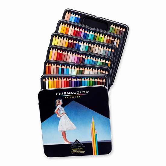  金盒头条：史低价！精选9款 Prismacolor 专业彩色铅笔、双头麦克笔等3.3折起限时特卖！