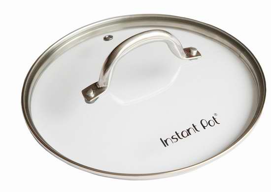  Instant Pot 6夸脱 通用电压力锅钢化玻璃锅盖 14.93加元（原价 21.99加元 ）