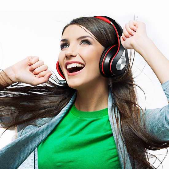  Mpow 超长续航无线蓝牙头戴式耳机 42.49加元限量特卖并包邮！