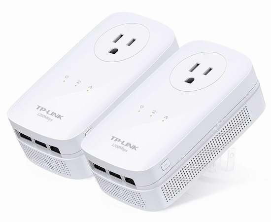  历史新低！TP-Link TL-PA8030P KIT AV1200 1200Mbps 高速电力猫2件套 83.99加元包邮！