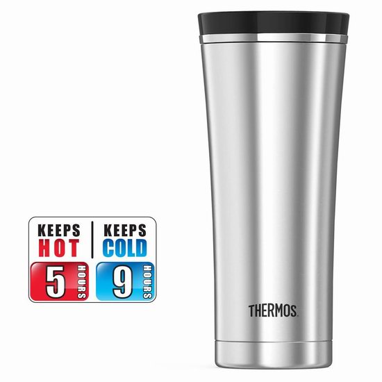  THERMOS 膳魔师 16盎司不锈钢真空保温杯5.6折 21.98加元！