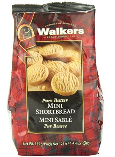  百年老字号，苏格兰土特产！Walkers 迷你黄油酥饼 3.95加元