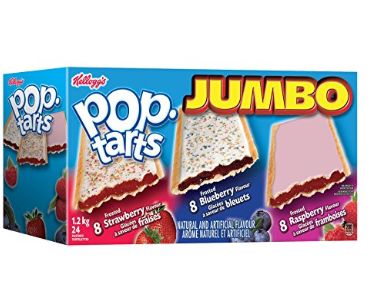  Kellogg's PopTarts Jumbo 果酱馅饼 5.97加元（24块）