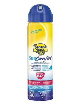  Banana Boat SunComfort 防晒喷雾旅行装 1.49加元（51g），原价 3.49加元