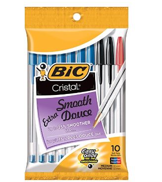  Bic Cristal 圆珠笔套装 1.88加元起！