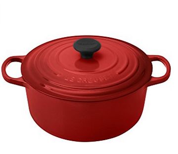  Le Creuset 5.5夸脱 经典圆形酷彩珐琅铸铁深烧锅 299.99加元，原价 518加元，包邮