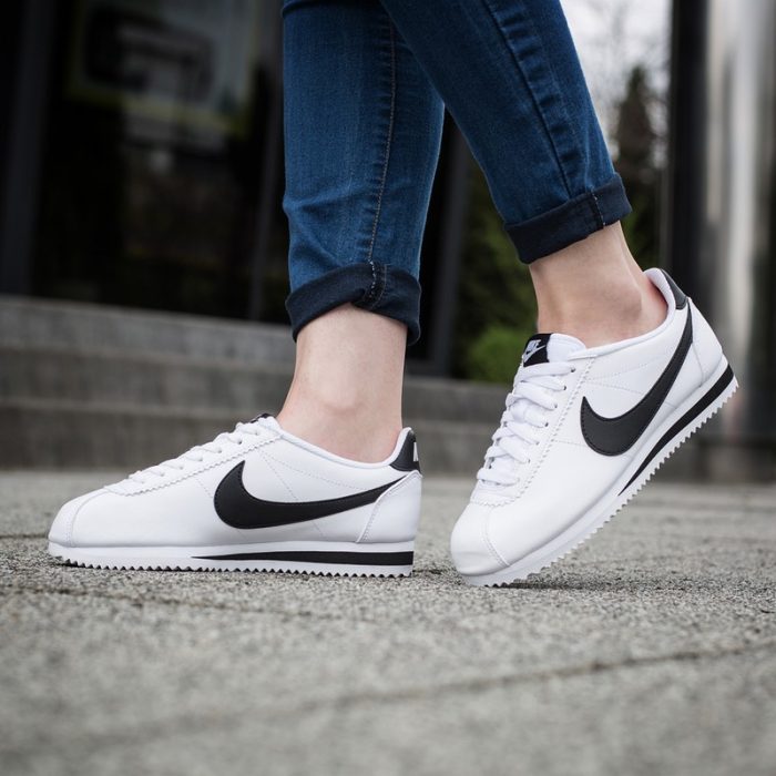  Nike 耐克 Classic Cortez 女款经典黑白阿甘鞋 57-60.59加元，原价 95加元，或HBC信用卡用户满150加元立减50加元！