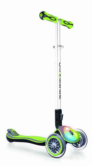  Globber 高乐宝 Elite 炫酷LED轮 绿色成长型3轮滑板车 59.99加元限量特卖并包邮！