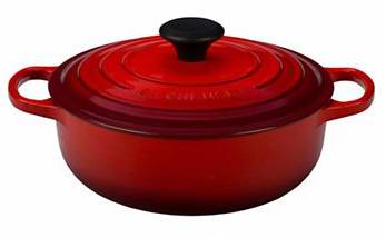  法国 Le Creuset 酷彩铸铁珐琅3.4L圆形烧锅3.4折 161.48加元并包邮！两色可选！