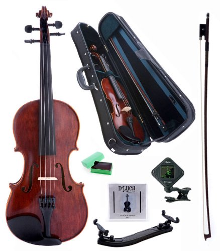  白菜价！历史新低！D'Luca PD01 Orchestral Series 4/4 中级小提琴套装1.3折 104.94加元限时清仓并包邮！