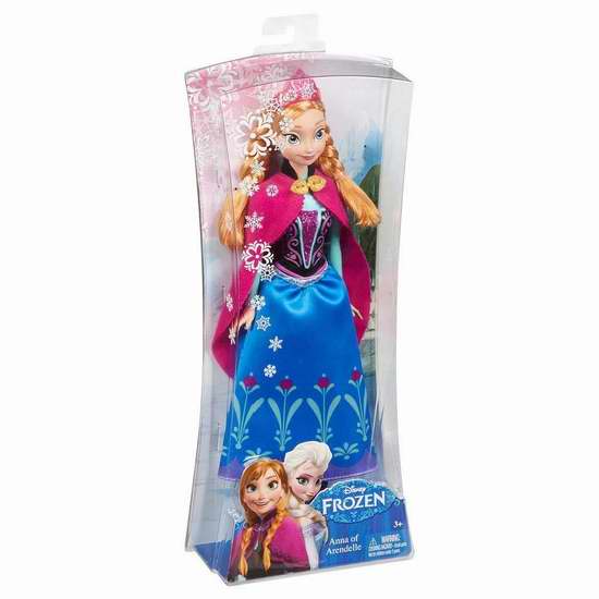  历史新低！Disney 迪士尼 Frozen 冰雪奇缘 Sparkle Anna 安娜公主玩偶2.4折 5.95加元限时清仓！
