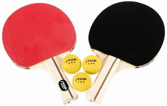  历史新低！Stiga T1362 Performance 双人乒乓球拍套装3.9折 13.77加元限时特卖！