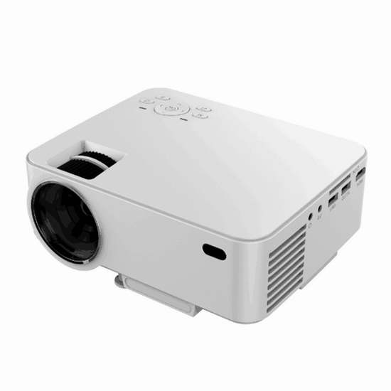  MYBDJ EC-X5 1500流明 便携式1080p高清LED家庭影院投影仪 50.98加元限量特卖并包邮！