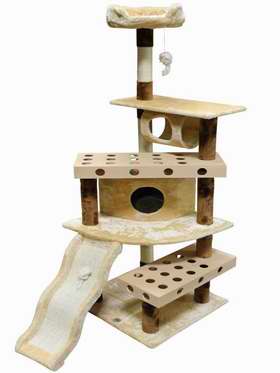  历史新低！Go Pet Club IQ Busy Box SF054 50英寸猫树公寓/猫爬架 92.11加元限时特卖并包邮！