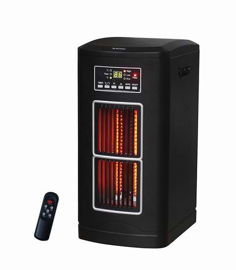  历史新低！ComfortGlow QTH6000 红外线石英电加热器/取暖器2.8折 65.76加元限时清仓并包邮！