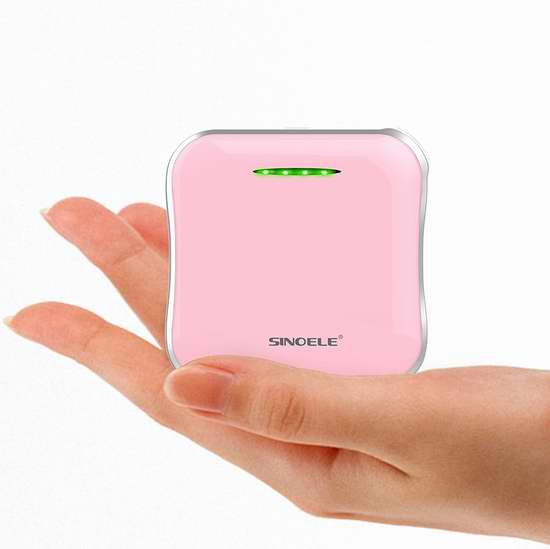  SINOELE 10000mAh 迷你超便携移动电源/充电宝 21.24加元限量特卖并包邮！3色可选！