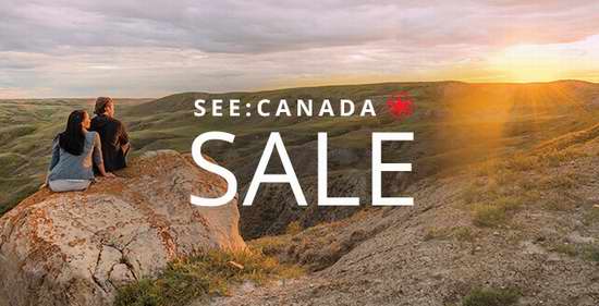  Air Canada 加航 限时闪购！加拿大境内航线机票特价销售！