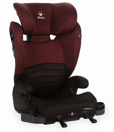 Diono 谛欧诺 Monterey XT 增高汽车安全座椅 7.6折129.99加元包邮！3色可选！