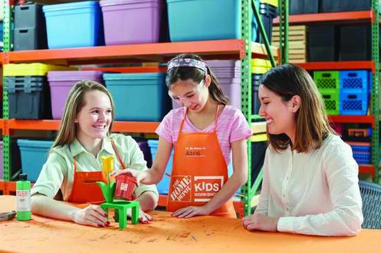  Home Depot 5月13日免费儿童手工课，制作花朵小花盆，本月另有3个家庭装修免费课程！