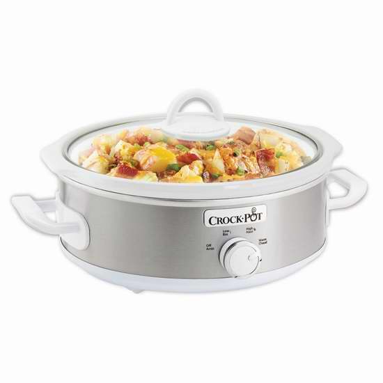  历史最低价！Crock-Pot 2.5夸脱椭圆形慢炖锅 24.98加元限时特卖！