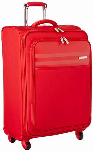  历史新低！Calvin Klein Greenwich 2.0 25英寸红色拉杆行李箱2.5折 47.65加元限时清仓并包邮！