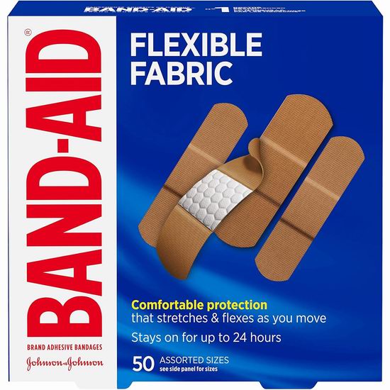  Band-Aid 邦迪/创可贴50件套家庭装 5.2加元