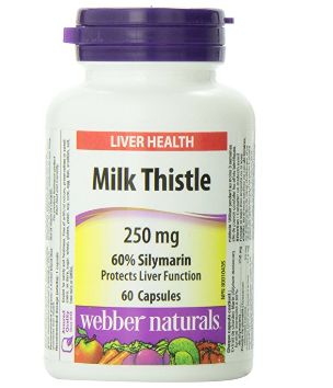  Webber Naturals Milk Thistle保肝奶蓟草胶囊 13.74加元（60粒），原价 15.99加元