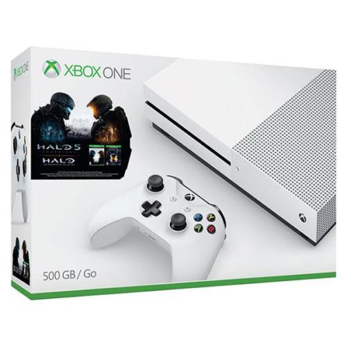  Xbox One S 500GB Halo游戏套装 299.99加元，原价 379.99加元，包邮