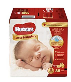  Huggies 新生儿纸尿裤 15.97加元（88片），原价 29.99加元，会员价 12.98加元