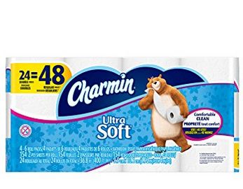  Charmin 24卷超软卫生纸 11.99加元，原价 19.99加元