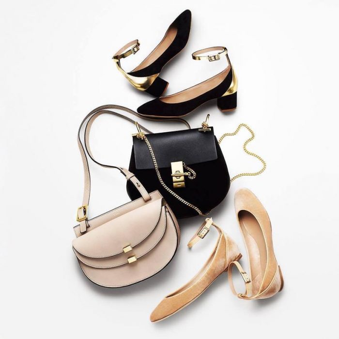  Chloé 小牛皮+麂绒小猪包 1850加元，原价 2500加元，包邮