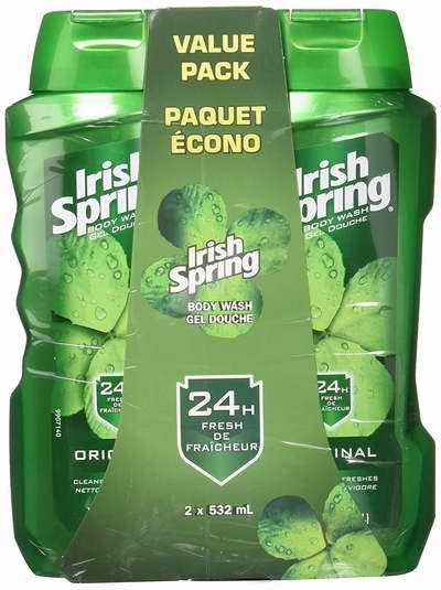  历史新低！Irish Spring Original 沐浴露超值装（532ml x 2） 4.97加元限时特卖！