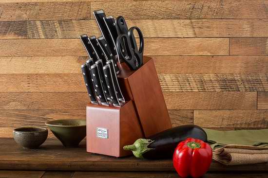  历史新低！Chicago Cutlery 芝加哥厨之魂 Damen 专业不锈钢刀具14件套 60.19加元限时特卖并包邮！