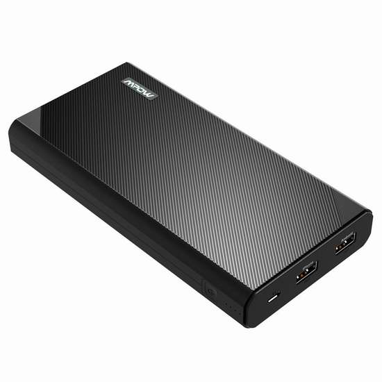  Mpow 20000mAh 超大容量便携式移动电源/充电宝 29.99加元限量特卖并包邮！