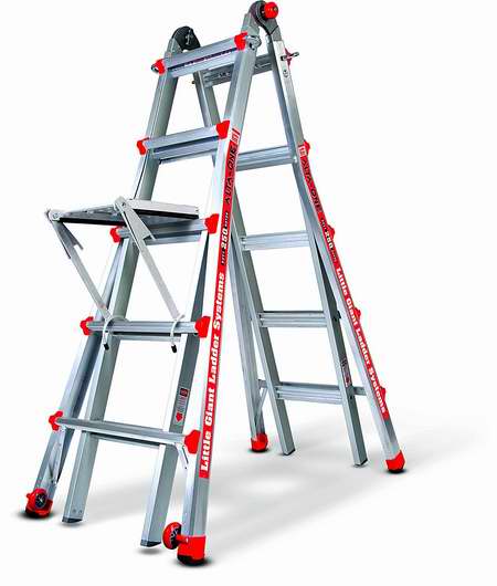  历史新低！Little Giant Ladder 小巨人 14016-304 Alta One 22英尺 超轻航空铝合金 33合1多功能人字万用梯4.4折 204.88加元包邮！