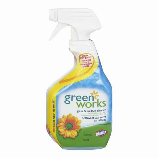  精选5款 Green Works 家用清洁剂、马桶清洁剂等特价销售，满40加元额外立减10加元！