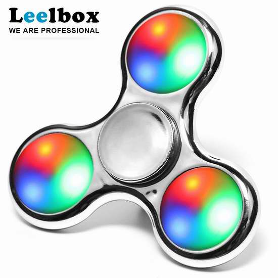  Leelbox Fidget Spinner LED炫酷闪烁指尖陀螺 15.99加元限量特卖！